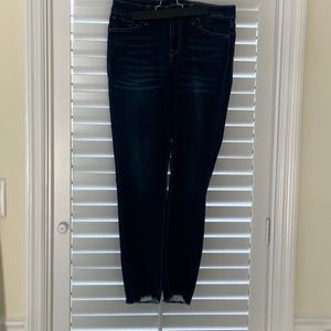 Lucky Brand Lolita Skinny Jeans frayed edge 28 EUC